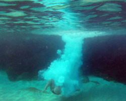 Check Water Depth Before Jumping Off the Rock at Waimea Bay