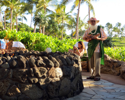 Sunset Storytelling by Uncle at Disney Aulani Resort