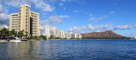 Waikiki Beach Reflection