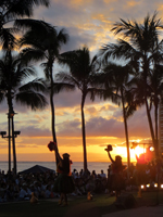 Torch Lighting Ceremony & Free Hula Show Sunset