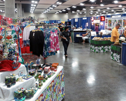 Honolulu Festival Vendor Booths at the Hawaii Convention Center