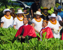 Lei Presenters for Kamehameha Day