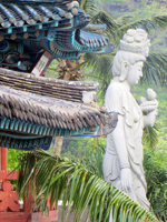 The Bell Tower and Statue at Mu-Ryang-Sa