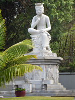 Maitreya Statue Replica at Mu-Ryang-Sa Buddhist Temple Hawaii