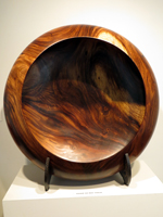 Giant Handcrafted Wooden Bowl at Hawaii State Art Museum