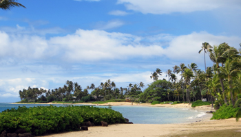 Kahala Beach on South Shore Oahu