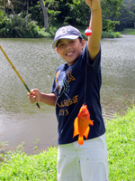 Midas Cichlid Caught at Hoomaluhia While Fishing in Hawaii