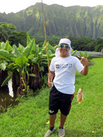 Midas Cichlid Caught at Hoomaluhia While Fishing in Hawaii
