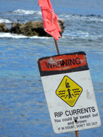 Warning Sign at Three Tables