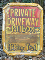 Lanikai Pillboxes Trail Sign