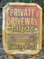 Lanikai Pillboxes Trail Sign