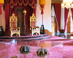 Throne Room Inside Iolani Palace.
