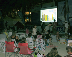 Surf Movie on Waikiki Beach at Duke's Oceanfest