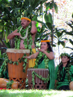 Traditional Drums at Prince Lot Hula Festival