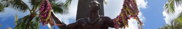 Duke Kahanamoku Statue Welcome