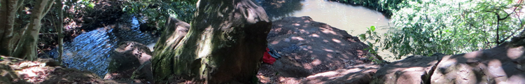 View from the Top of the Jumping Rock at Kapena Falls