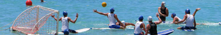 Surfboard Water Polo at Duke's Oceanfest