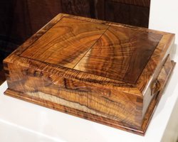 Bespoke Curly Koa Jewelry Box at Hawaii's Woodshow