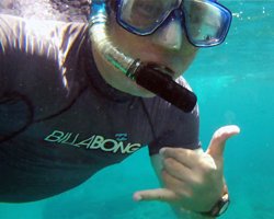 Me at Sharks Cove Hawaii