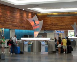 Hawaiian Airlines Automated Check-in Machines at Honolulu International Airport