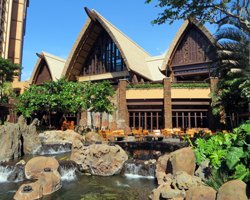 Thatched Hut Design of Disney Aulani Resort
