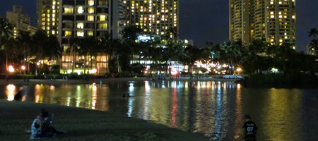 Hilton Lagoon Night