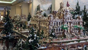 Gingerbread Village at Sheraton Princess Kaiulani Hotel in Waikiki