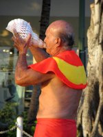 Torch Lighting Ceremony & Free Hula Show Conch Shell