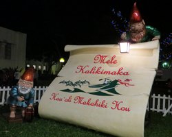 Outdoor Decorations at Honolulu City Lights
