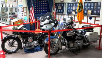 Police Motorcycles Display at the Honolulu Police Museum