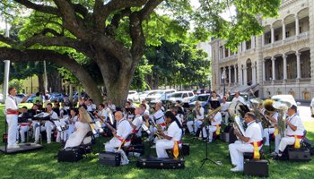 Royal Hawaiian Band Performance at Iolani Palace