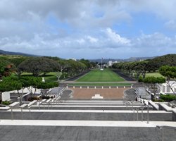 View of Punchbowl Crater from the National Memorial