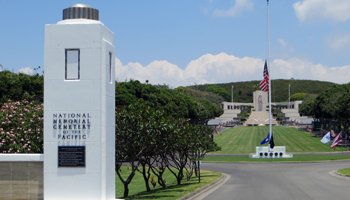 Punchbowl Crater National Memorial Cemetery Entrance