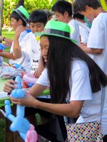 Balloon Animals During A Midsummer Night's Gleam at Foster Botanical Garden