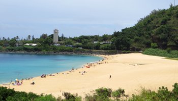 North Shore Oahu (Waimea Bay) in the Summer