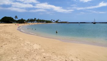 Pokai Bay Beach Park on West Shore Oahu