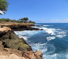 West Shore Oahu near Kahe Point Power Plant