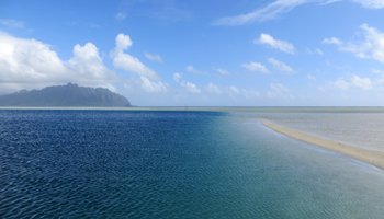 Kaneohe Bay Sandbar on East Shore Oahu