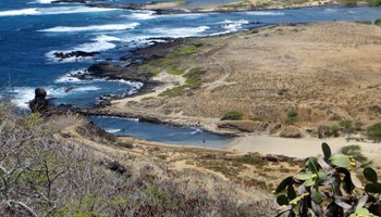 Pele's Chair, Secluded Cove, and Kaiwi Coastline as Seen from Makapuu Lighthouse Trail