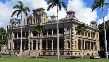 Iolani Palace in Honolulu, HI.