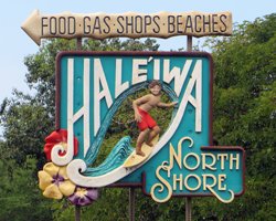 Famous Haleiwa Hawaii Sign