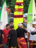 Blessing of the Invitees at the Eddie Aikau Big Wave Invitational Opening Ceremony