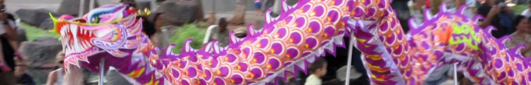 Chinese New Year Dragon Dance in Chinatown Honolulu